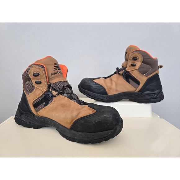 New Balance Allsite Men's Waterproof Work Boots Mens 8.5 Composite Toe Cushioned - Picture 2 of 10